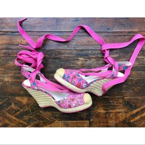Betsey Johnson Wedge Espadrilles